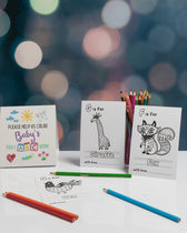 ABC Coloring Book Baby Shower Games Activity