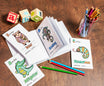 ABC Coloring Book Baby Shower Games Activity